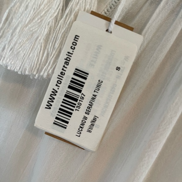 NWT Roller Rabbit Size Small Lucknow Serafina Tunic - Picture 5 of 7